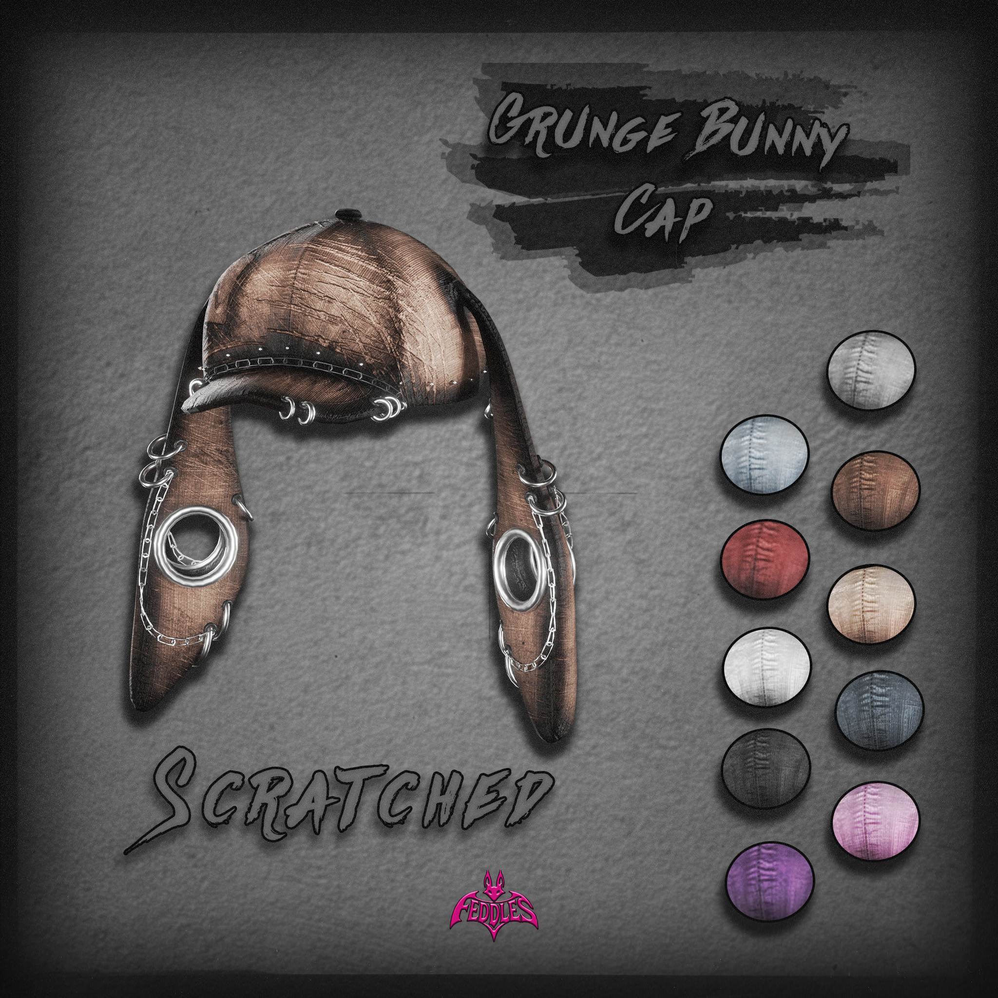 GRUNGE BUNNY CAP
