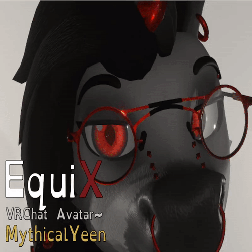 EquiX โ Equine Customizable VR Chat Avatar Base UWU