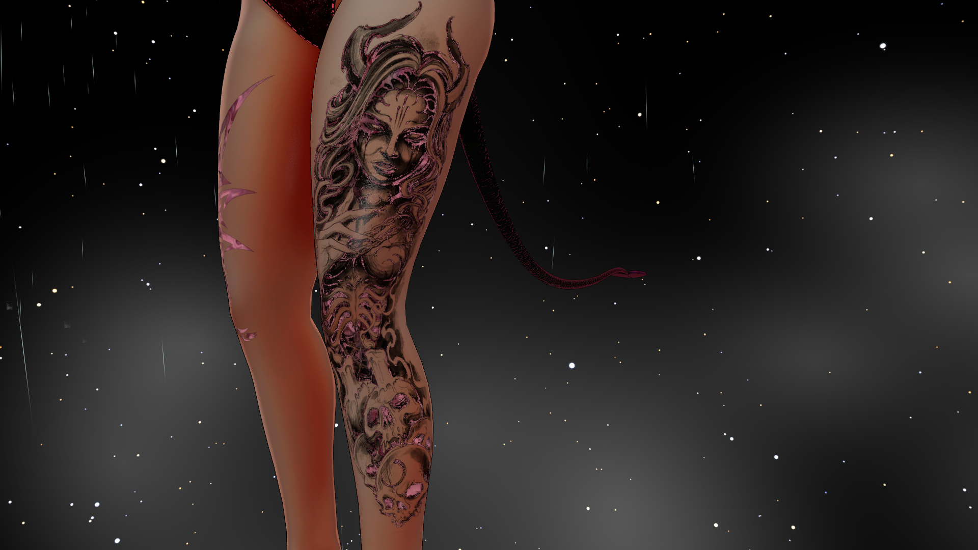 Spooky Demon Tats