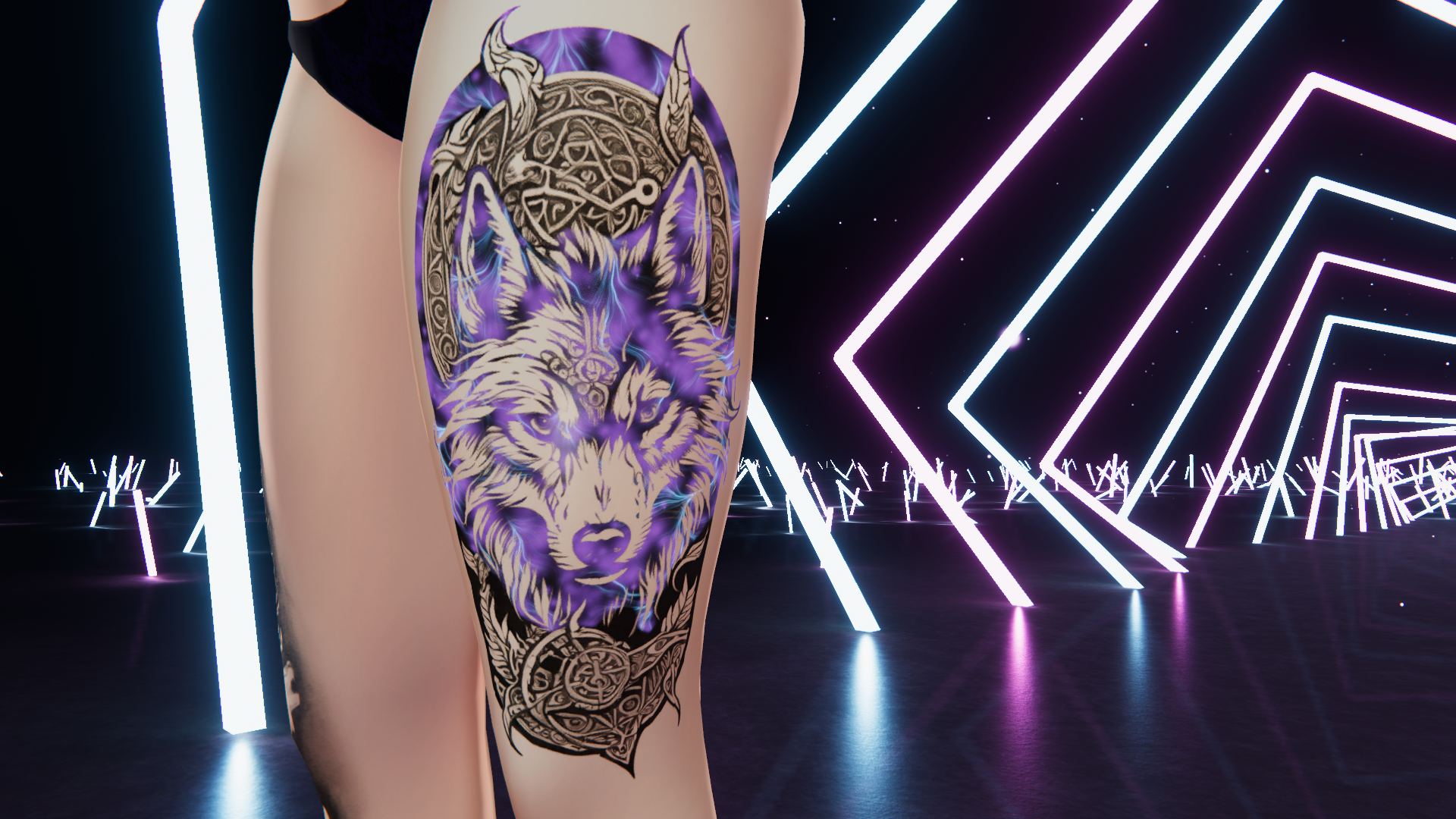 Spooky Luna Tats