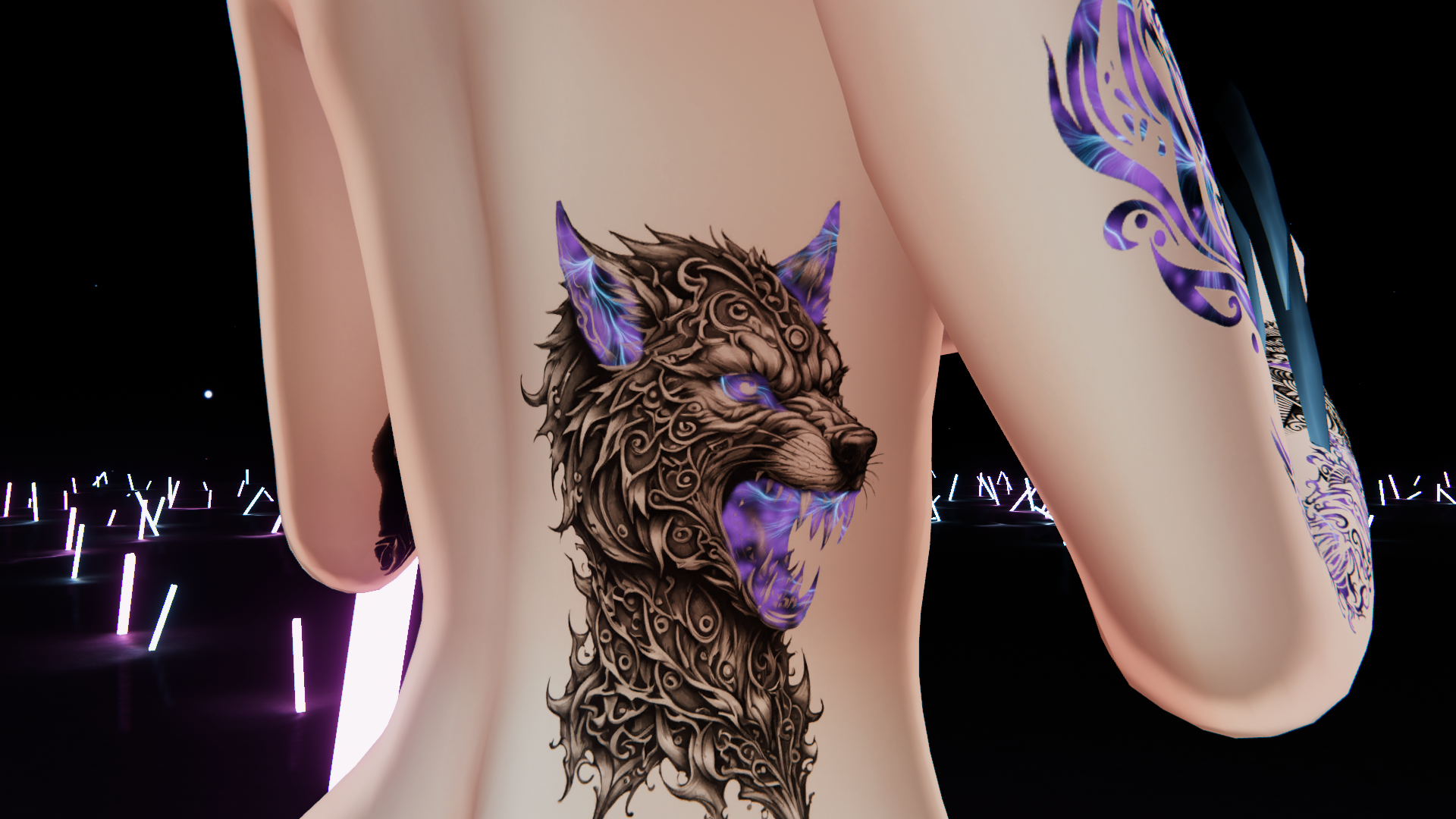 Spooky Luna Tats