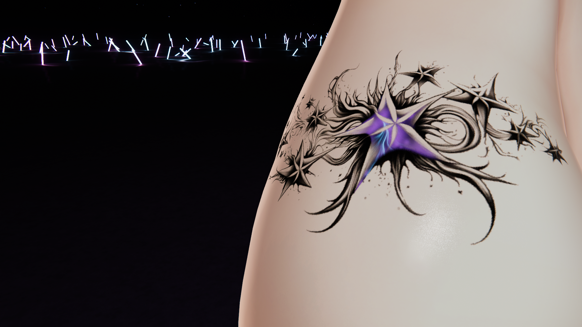 Spooky Luna Tats
