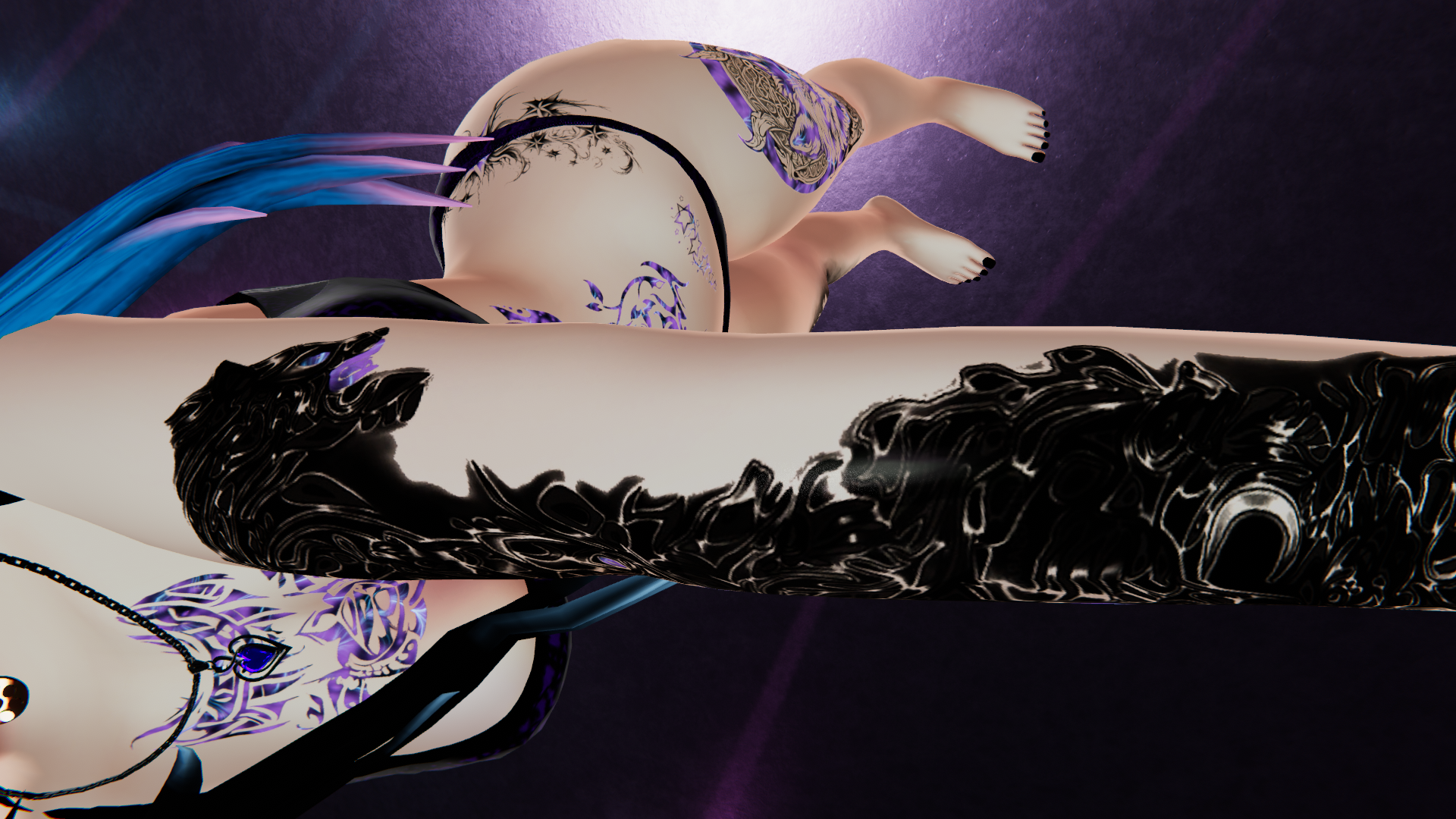 Spooky Luna Tats