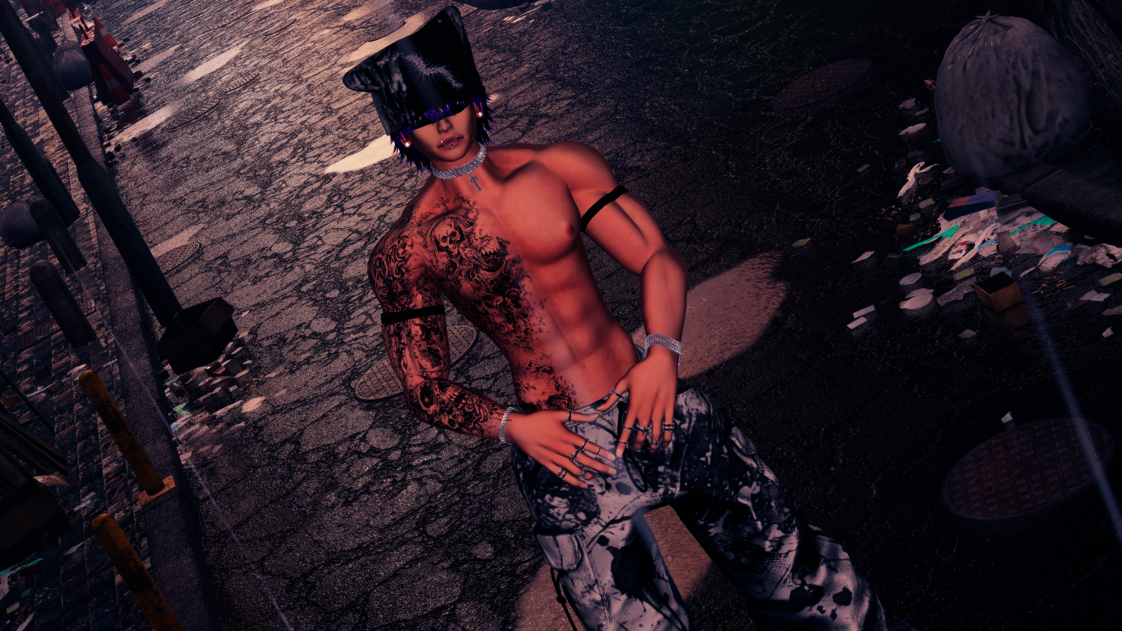 Goth V2 Tetxure For Akii, Exo, Egirl, Venus