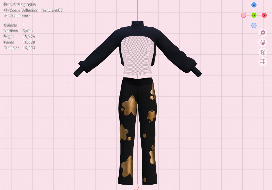 Star outfit -vrchat outfit-