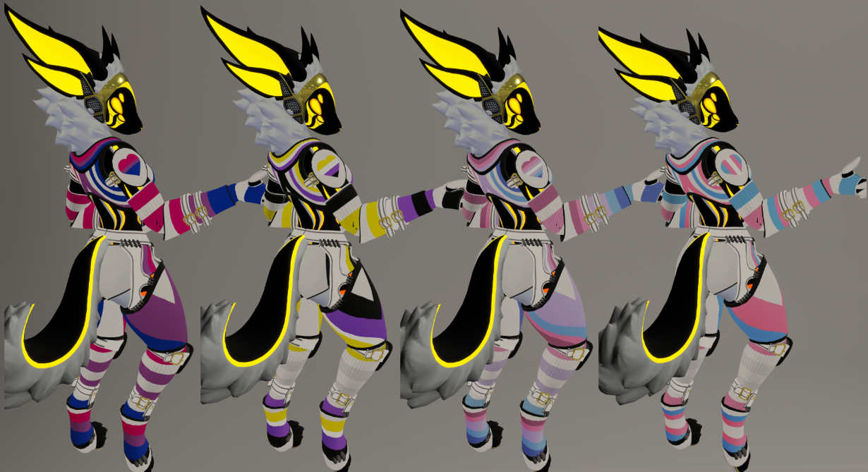 Antigen Pride Armor Textures