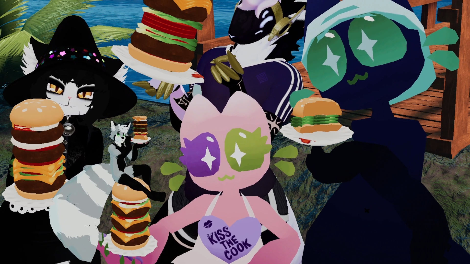 Grilln' Cat! Functional Grill Asset and Cat Avatar for VRChat! (Quest+Mobile Compatible)