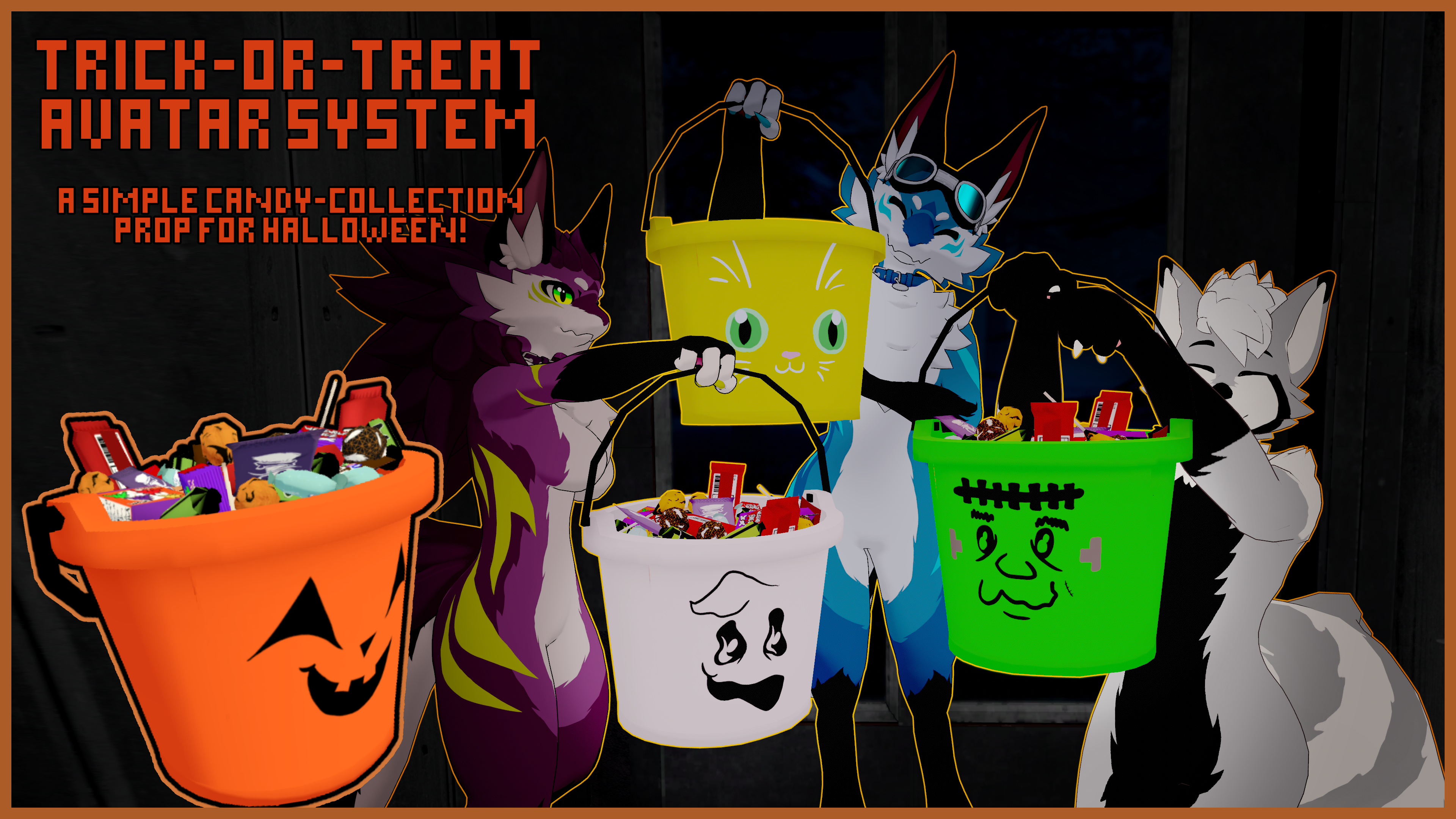 ๐ GumBucket - Interactive Trick-Or-Treat Asset for Avatars - "HALLOWEEN2026" for $3 off this month!