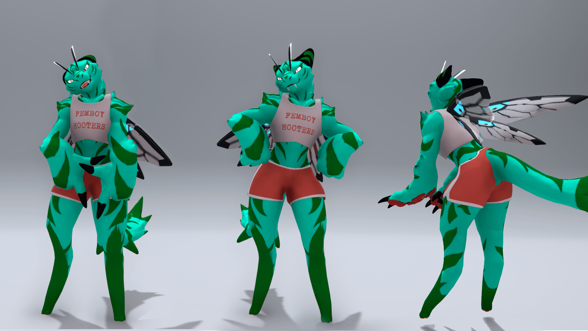 VRChat | Tiger Bee HOOTERS Outfit