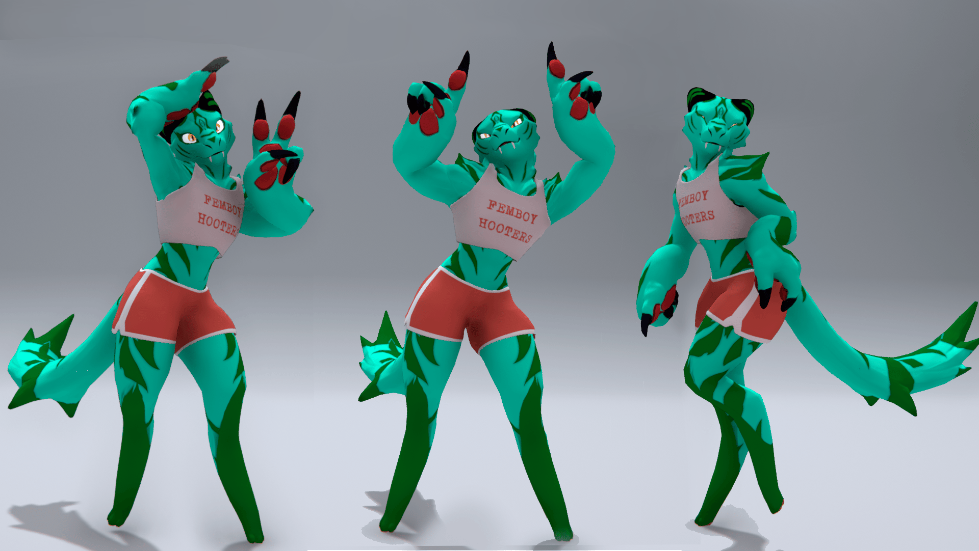 VRChat | Tiger Bee HOOTERS Outfit