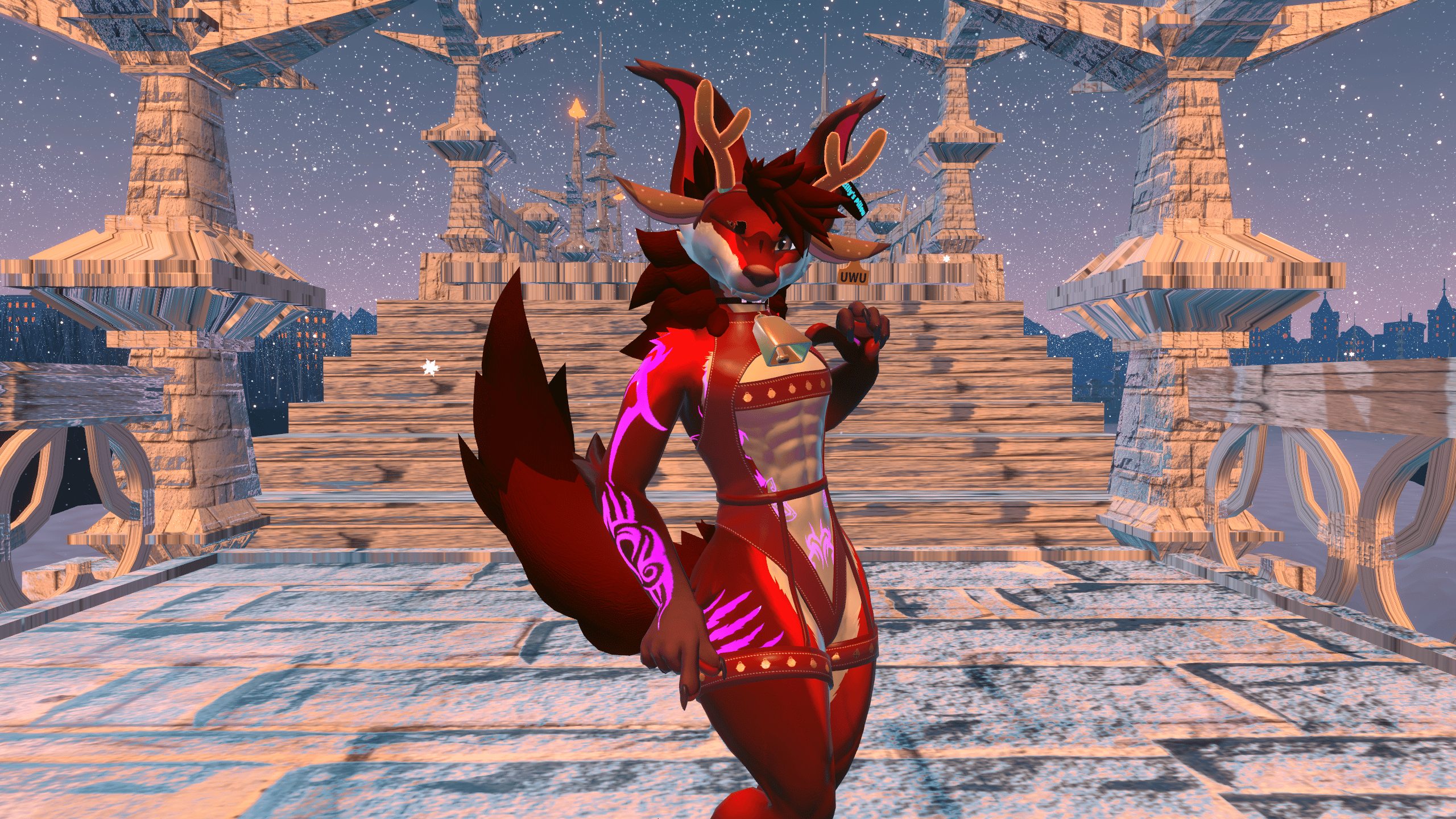 Xmas deer texture for The Cow Outfit