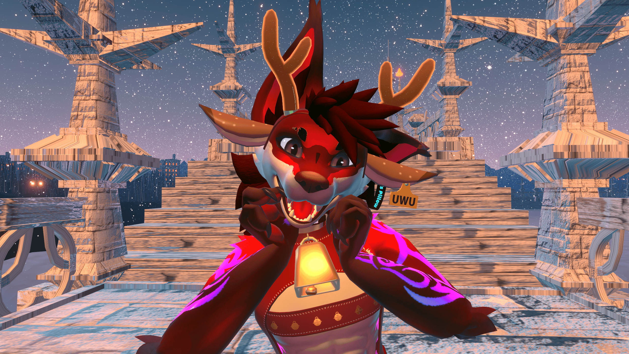 Xmas deer texture for The Cow Outfit