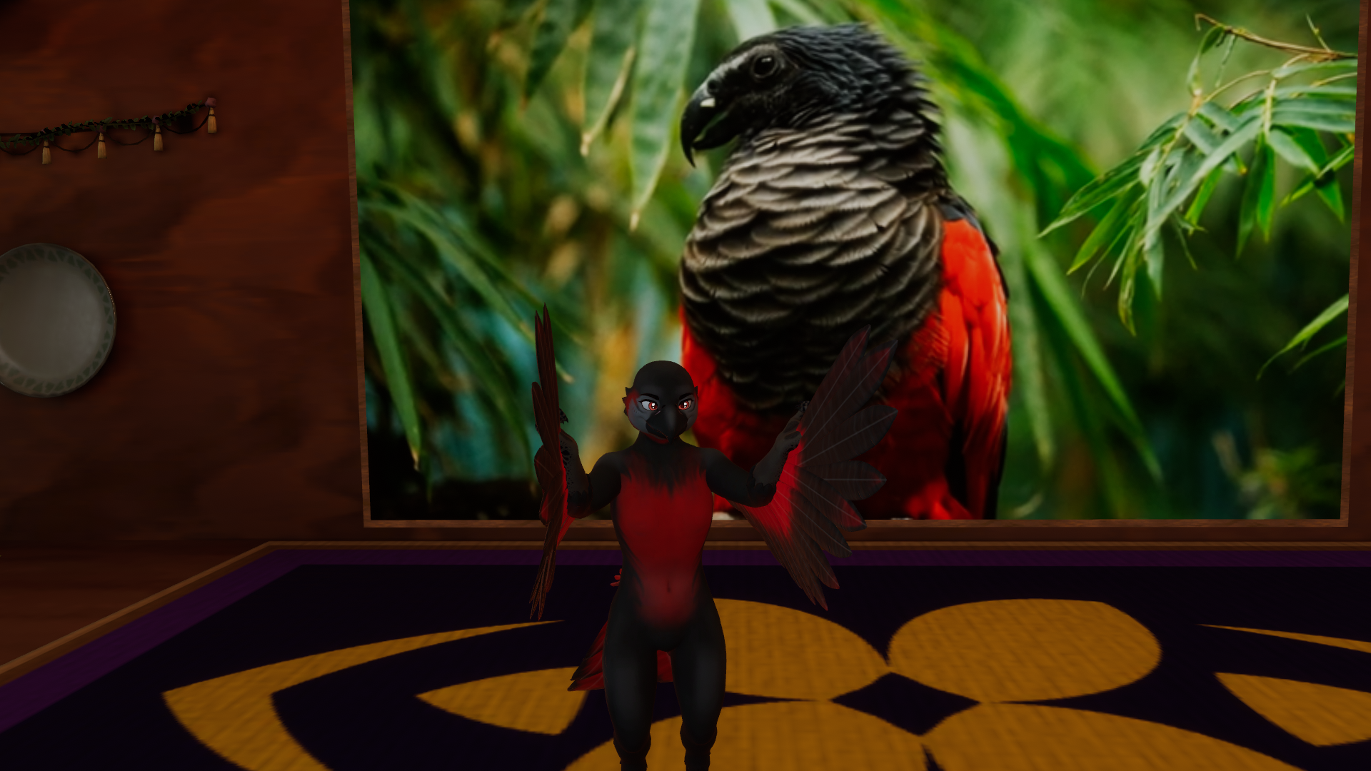 Kuda's Avian-Dracula Parrot Retexture