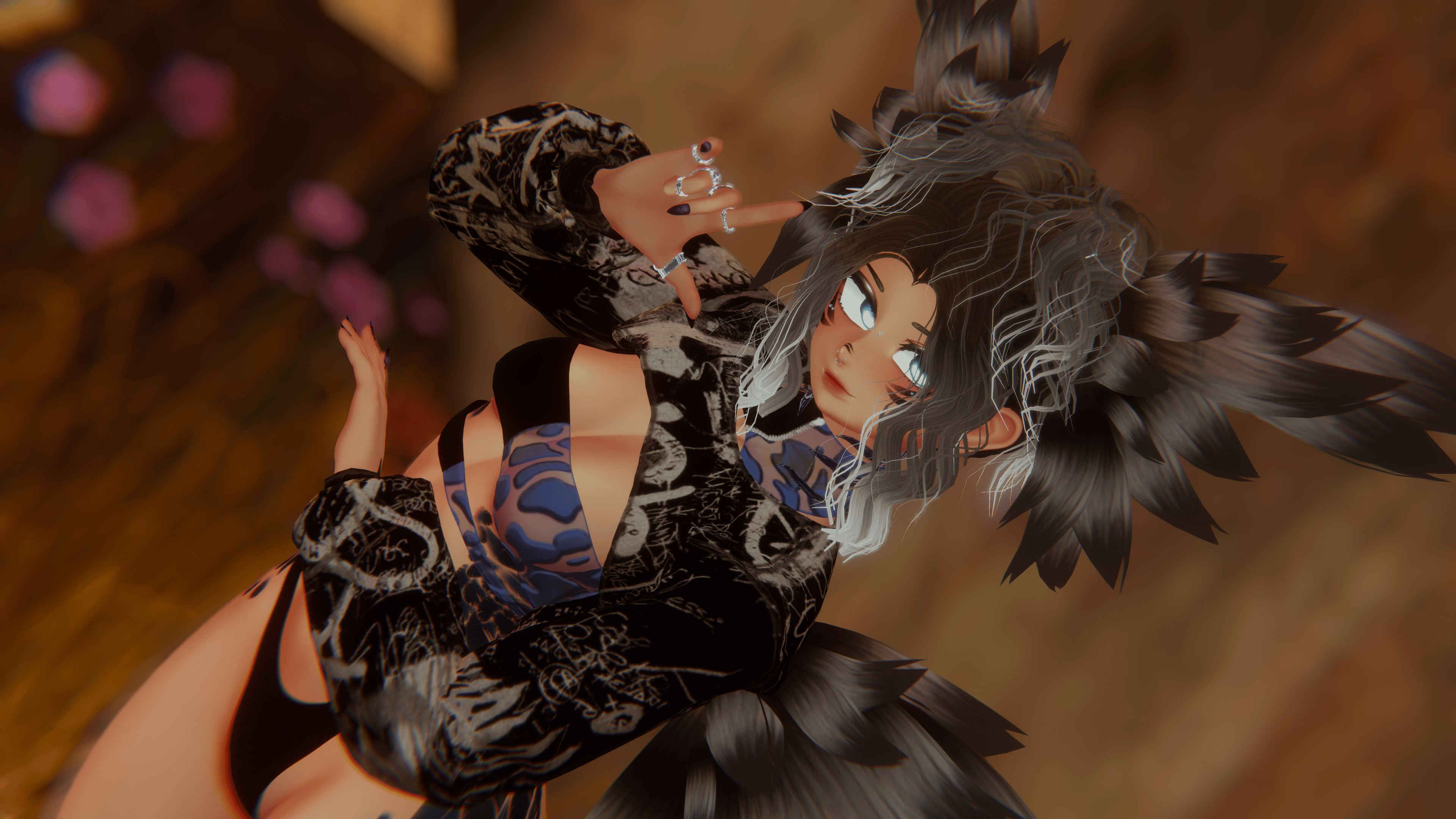Elena the Owl Lady || FREE SFW || Facetracking || GoGo