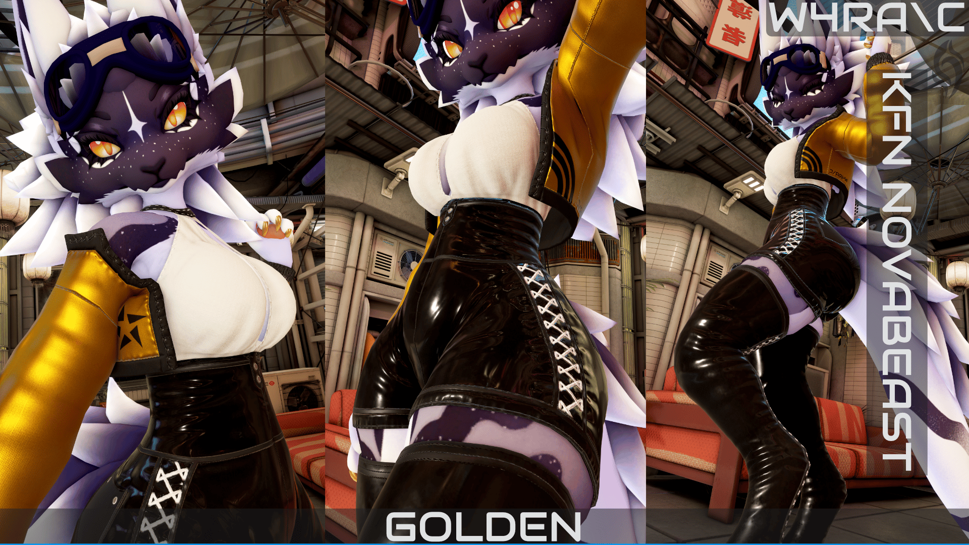 W4RA\C: Golden (KFN/OG Novabeast/NFN/Feline/Astrawolf)