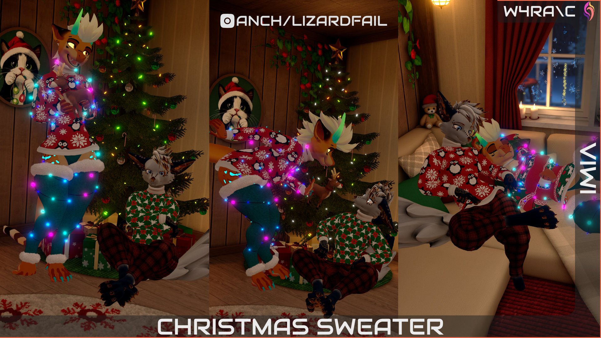 W4RA\C: Christmas Sweater (Viwi/Astrawolf)