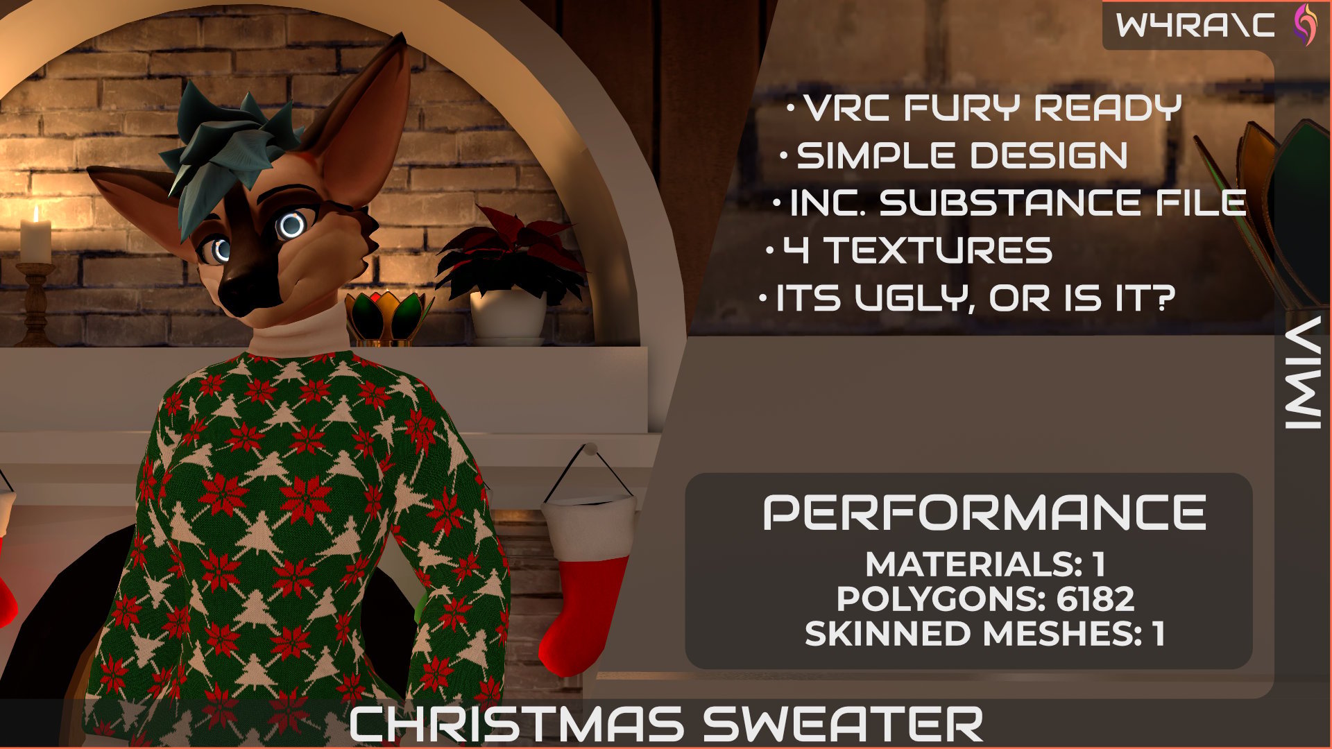 W4RA\C: Christmas Sweater (Viwi/Astrawolf)