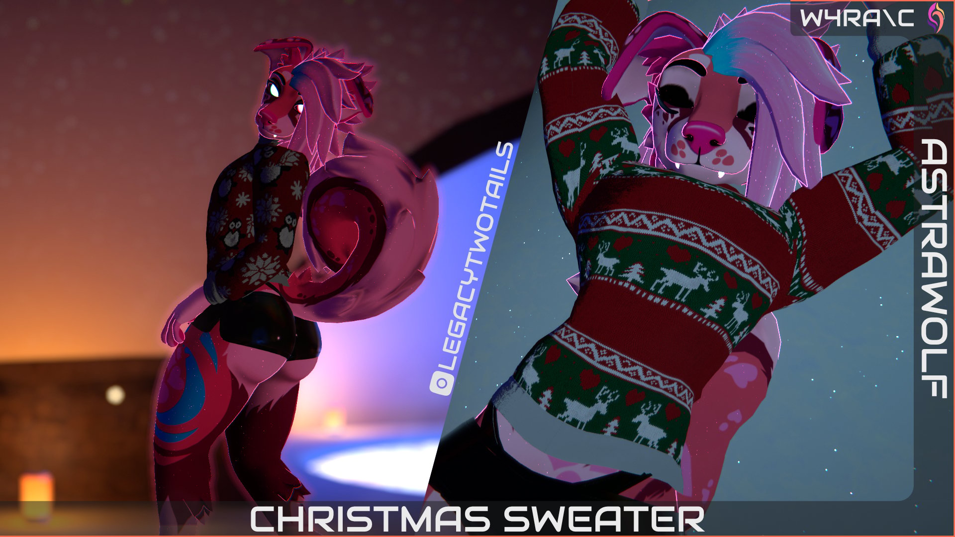 W4RA\C: Christmas Sweater (Viwi/Astrawolf)