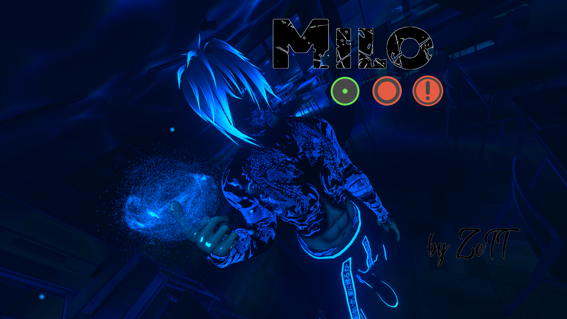 Milo PC VRChat Avatar SPS + Green Optimized