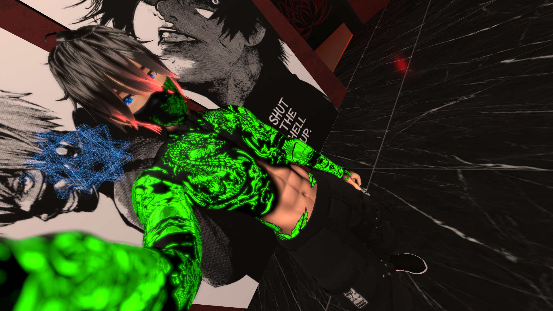 Milo PC VRChat Avatar SPS + Green Optimized
