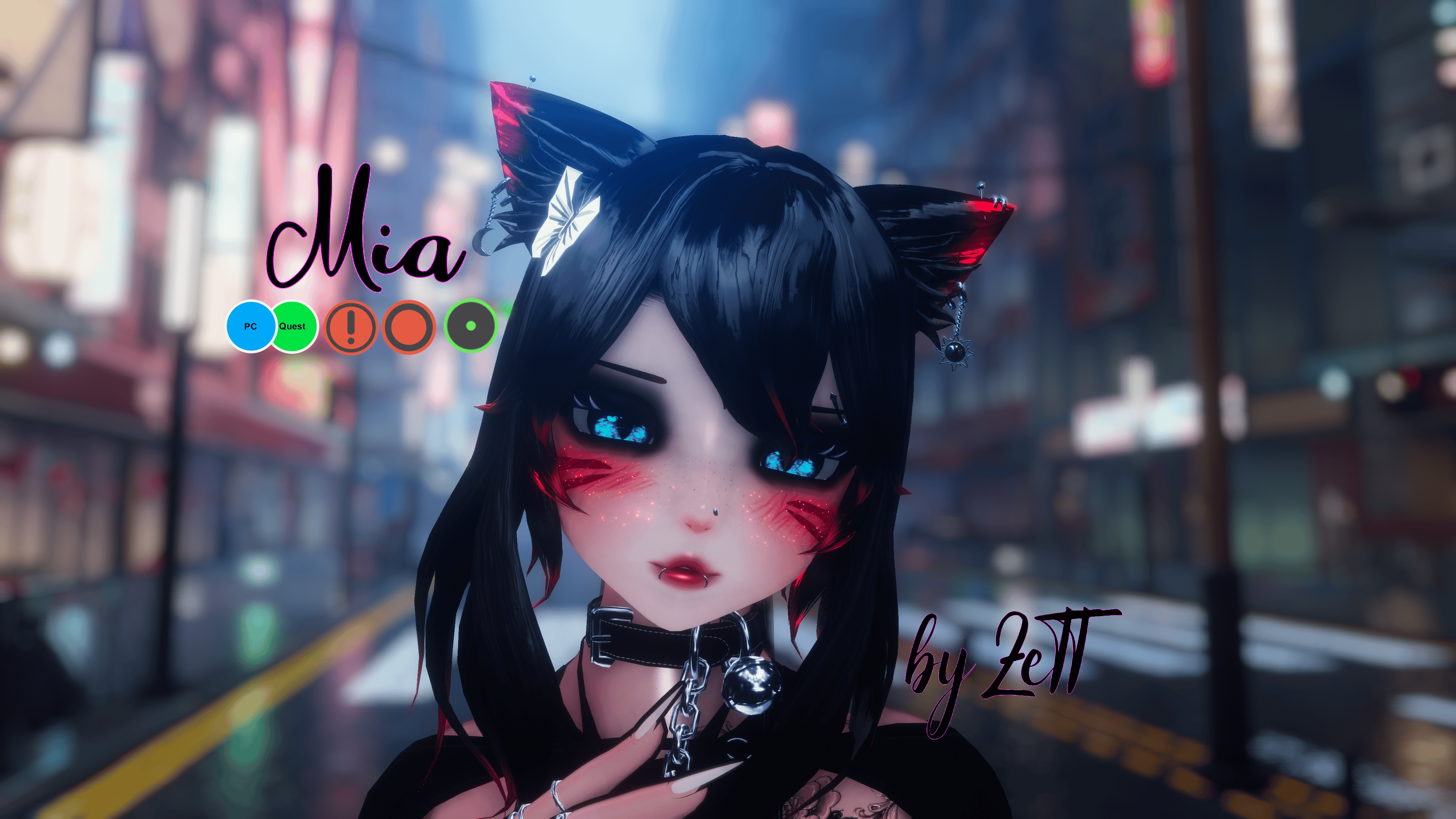 Mia (PC / Quest) SPS VRChat Avatar