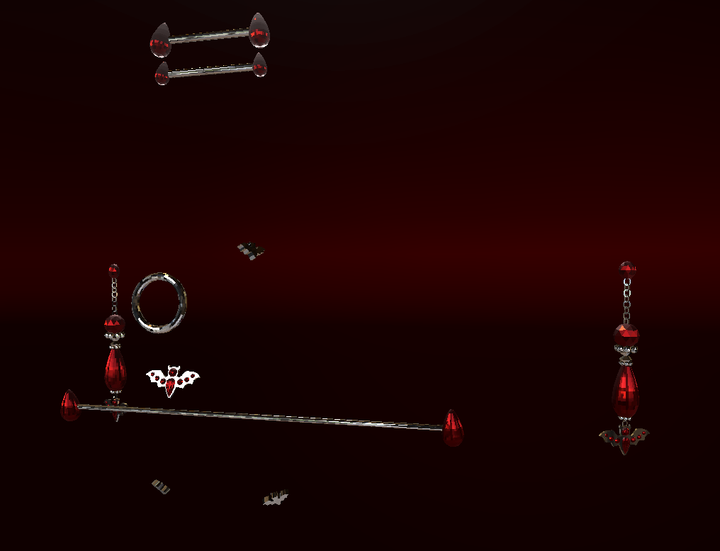 Blood And Bats Piercing Set