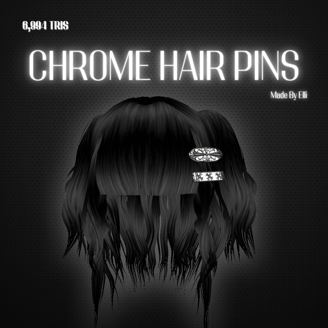 Chrome Hair Pins