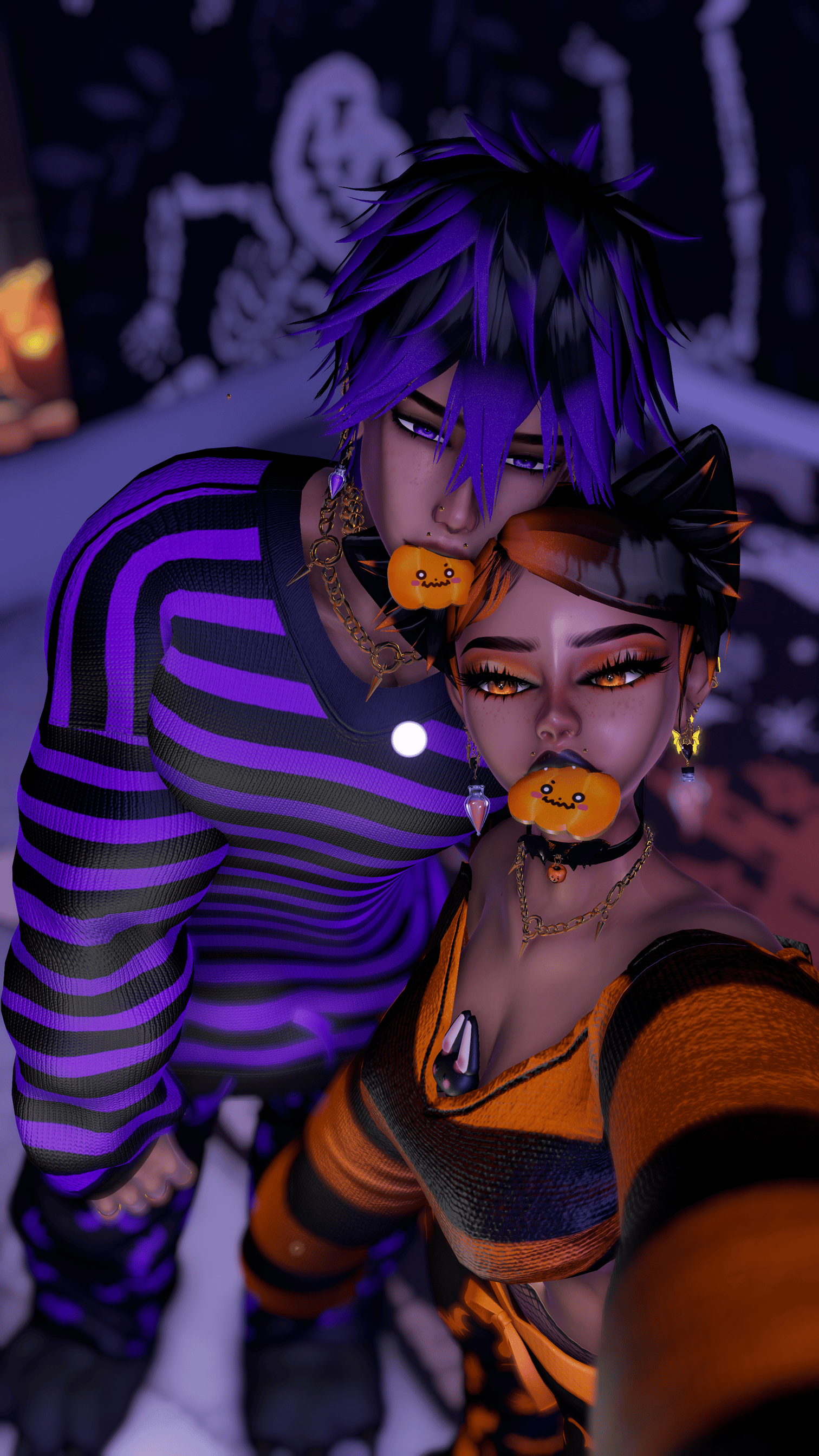 PUMPKIN + PATCH | HALLOWEEN COUPLE PACKAGE | QUEST + PC | SPS