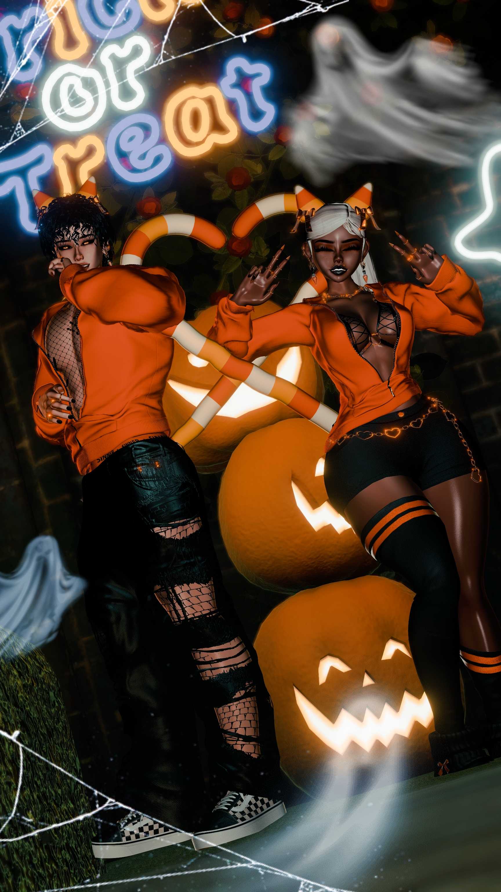 PUMPKIN + PATCH | HALLOWEEN COUPLE PACKAGE | QUEST + PC | SPS
