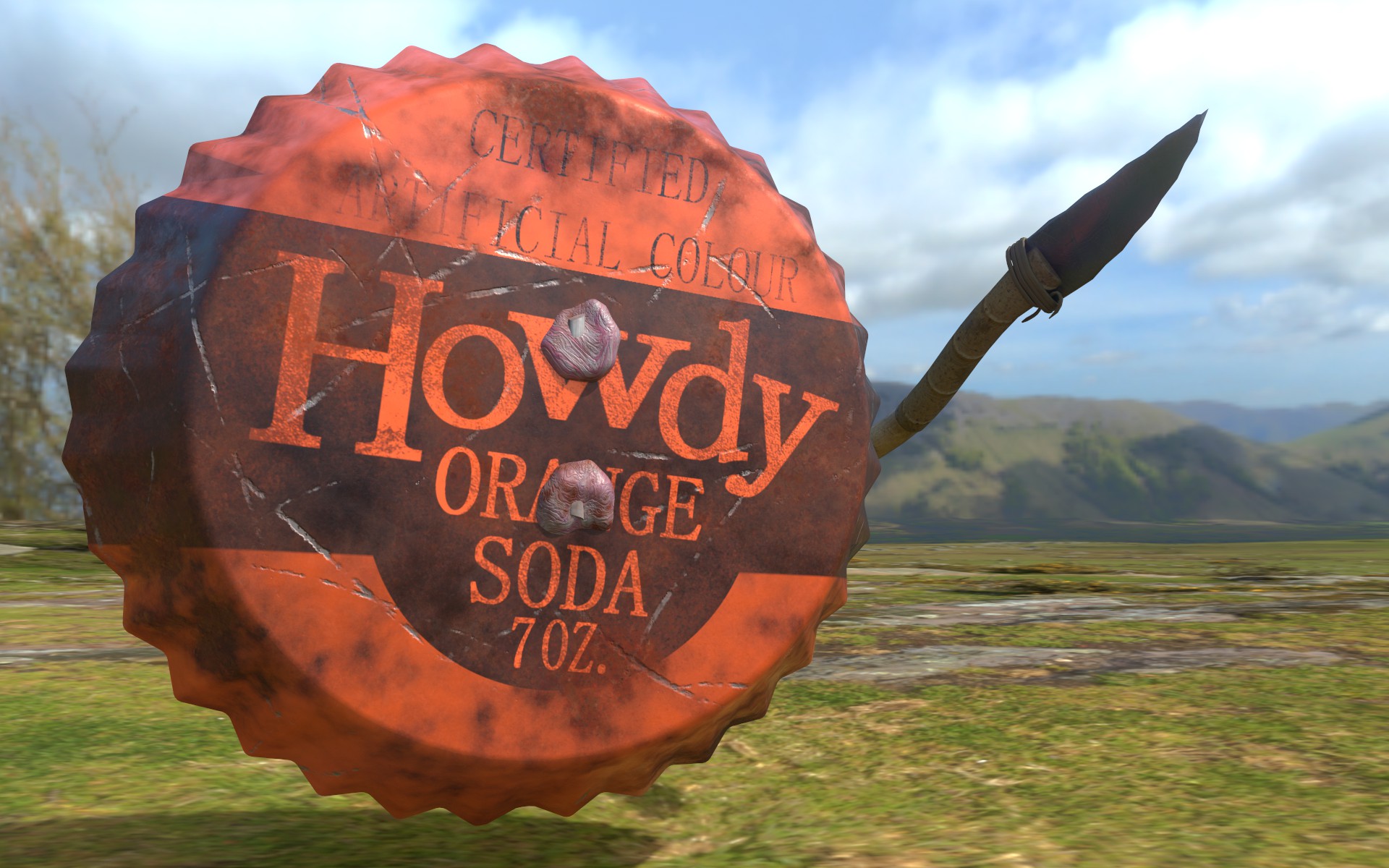 Bottlecap Shield and Improvised Knife
