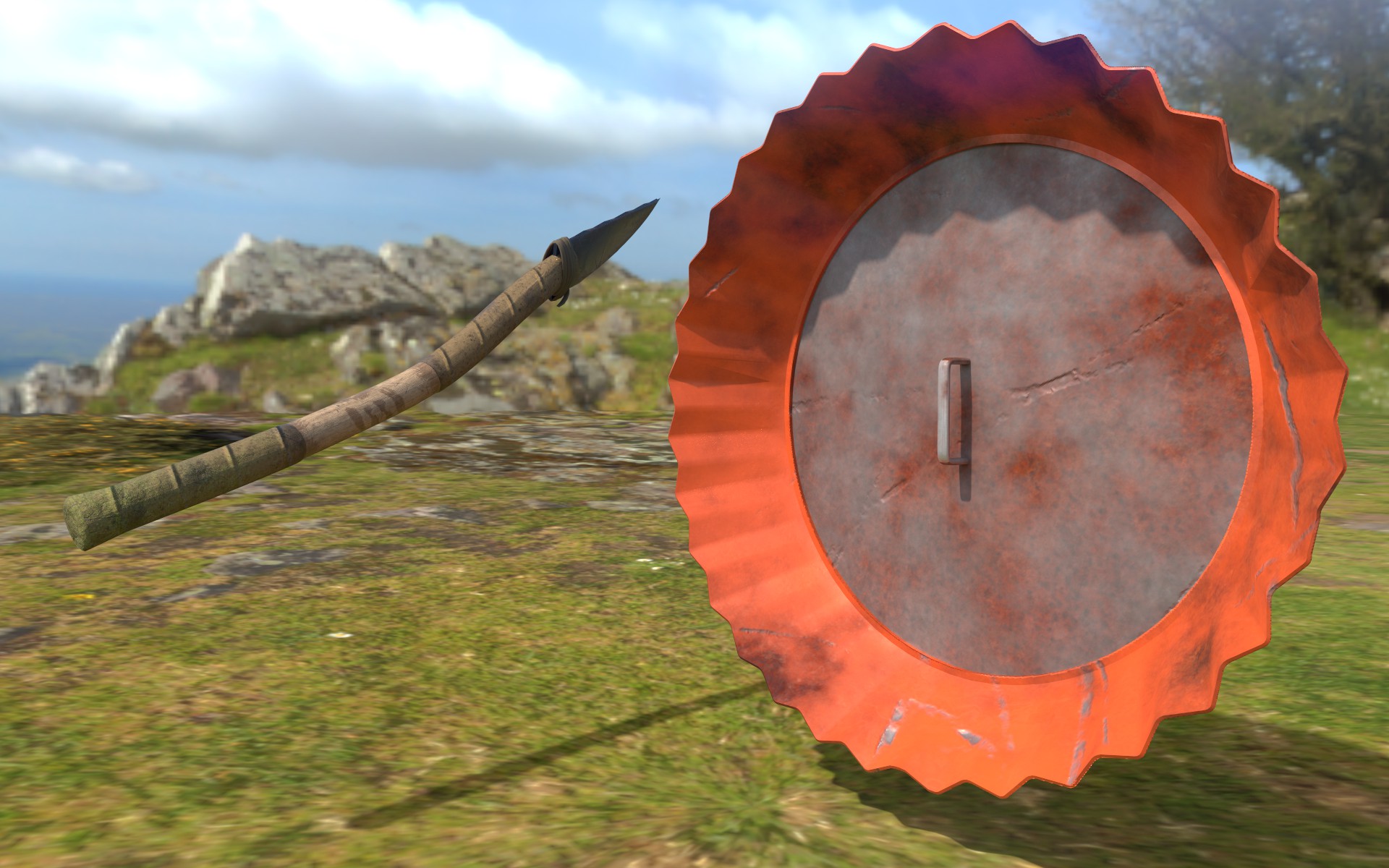 Bottlecap Shield and Improvised Knife
