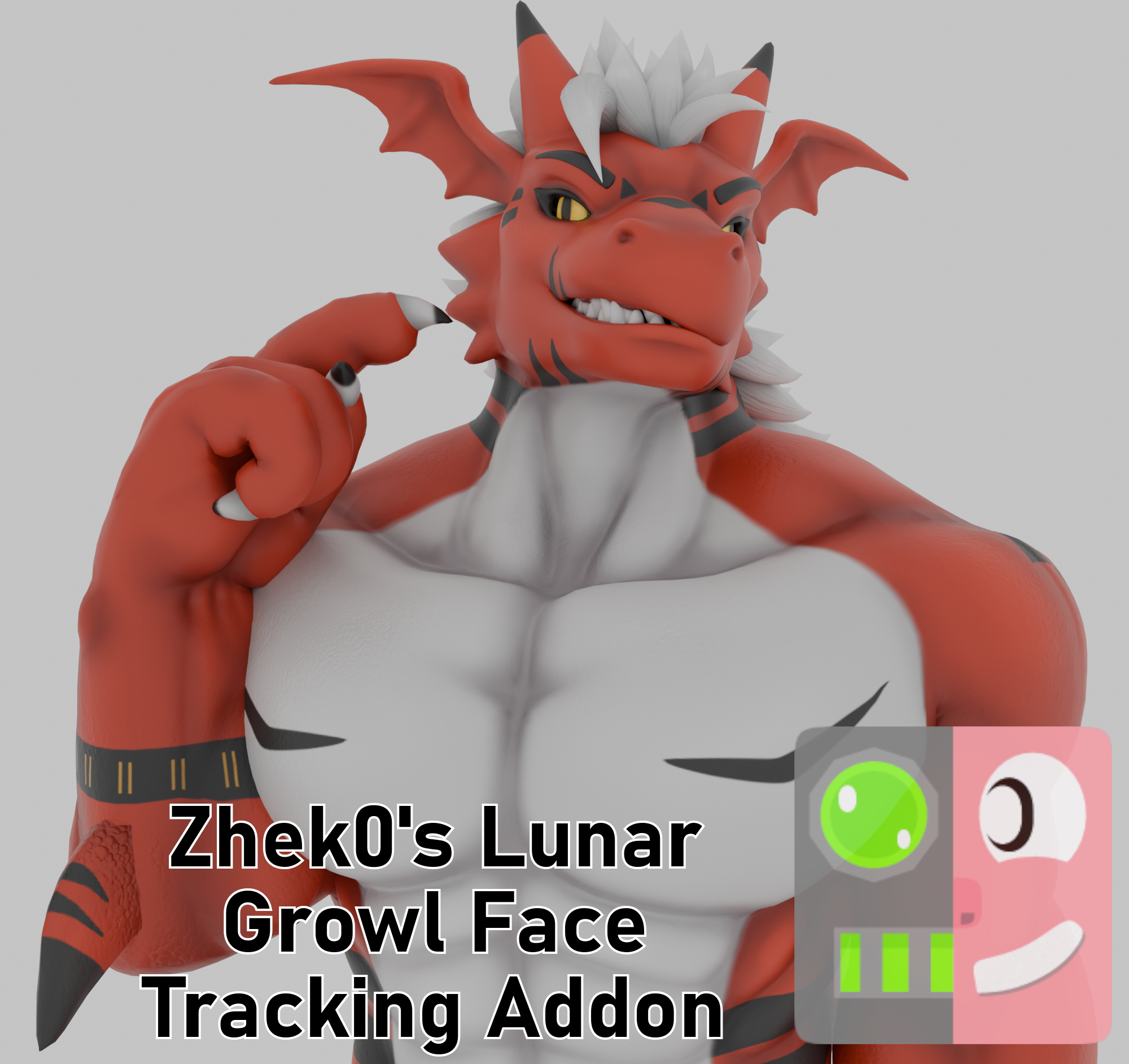 Zheko's Lunar Growlmon FaceTracking Addon