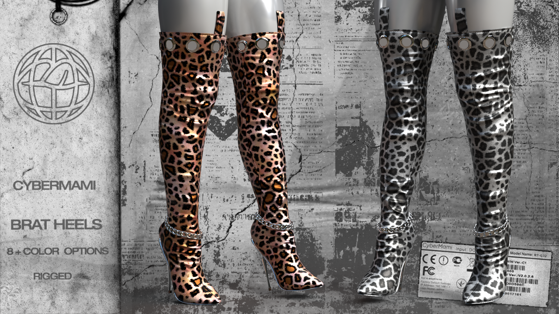 BRAT Thigh High Heels