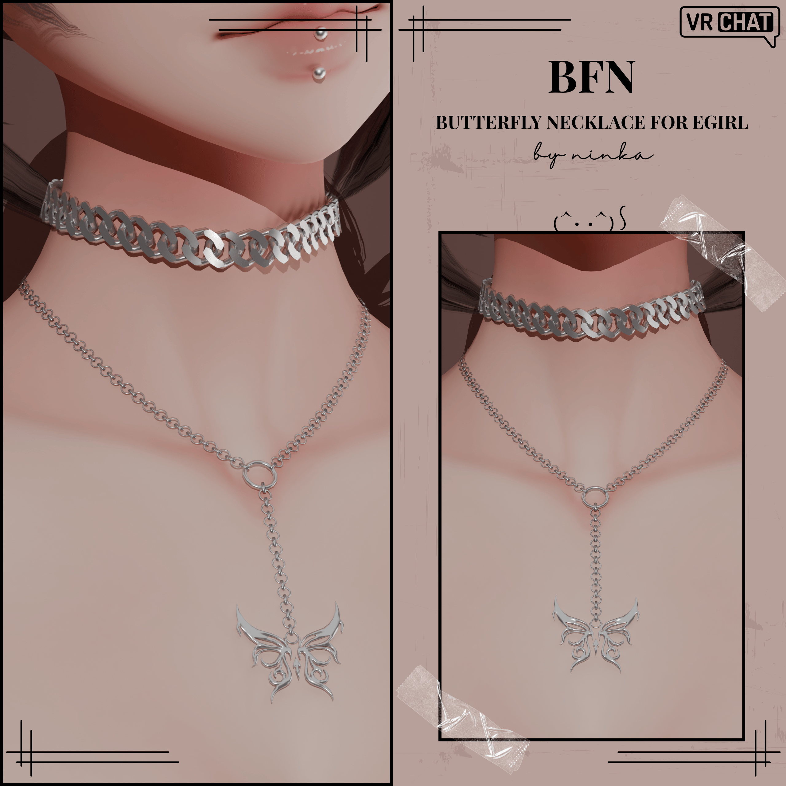 butterfly necklace