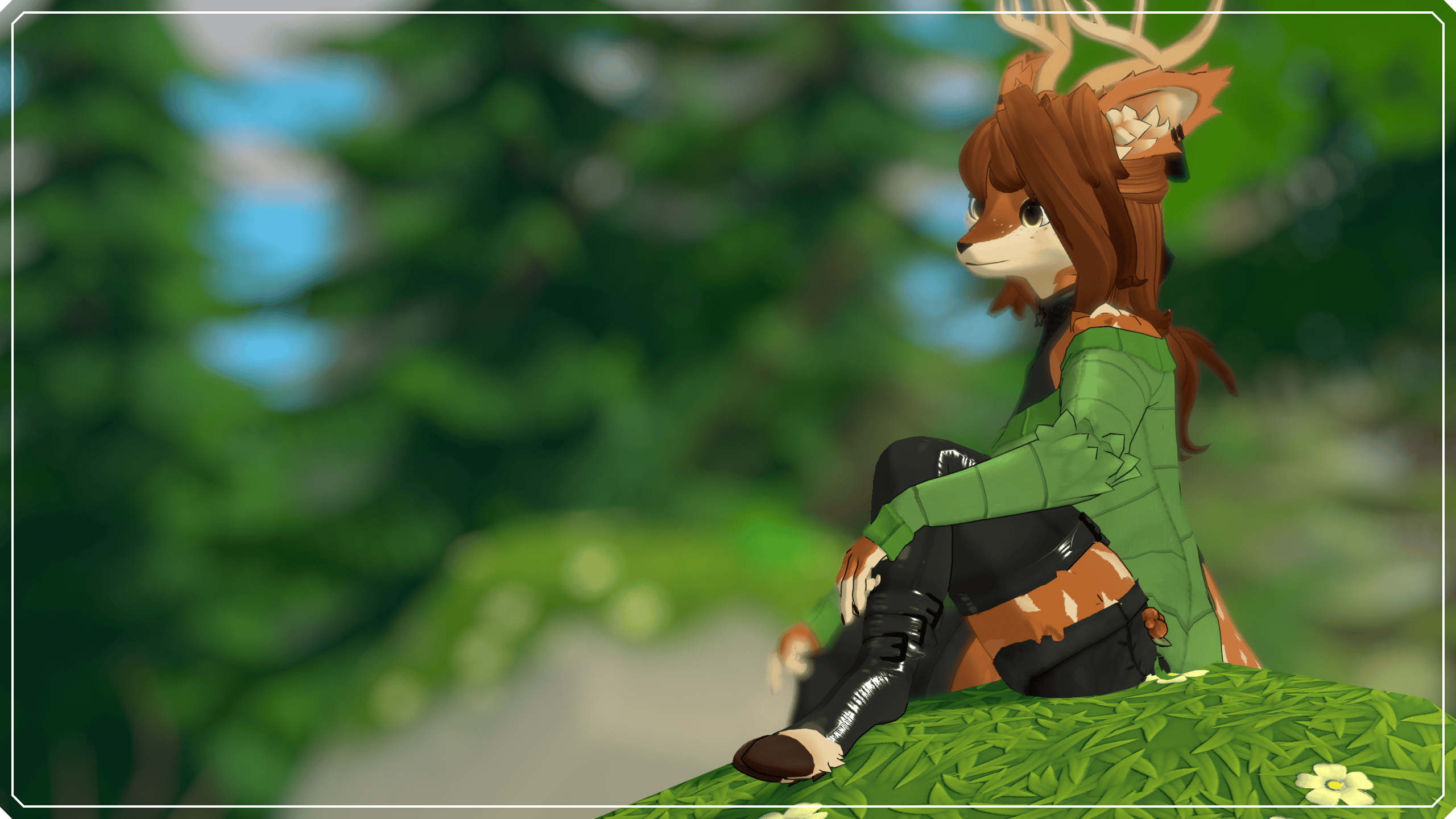 Clover Hoodie & Latex Set