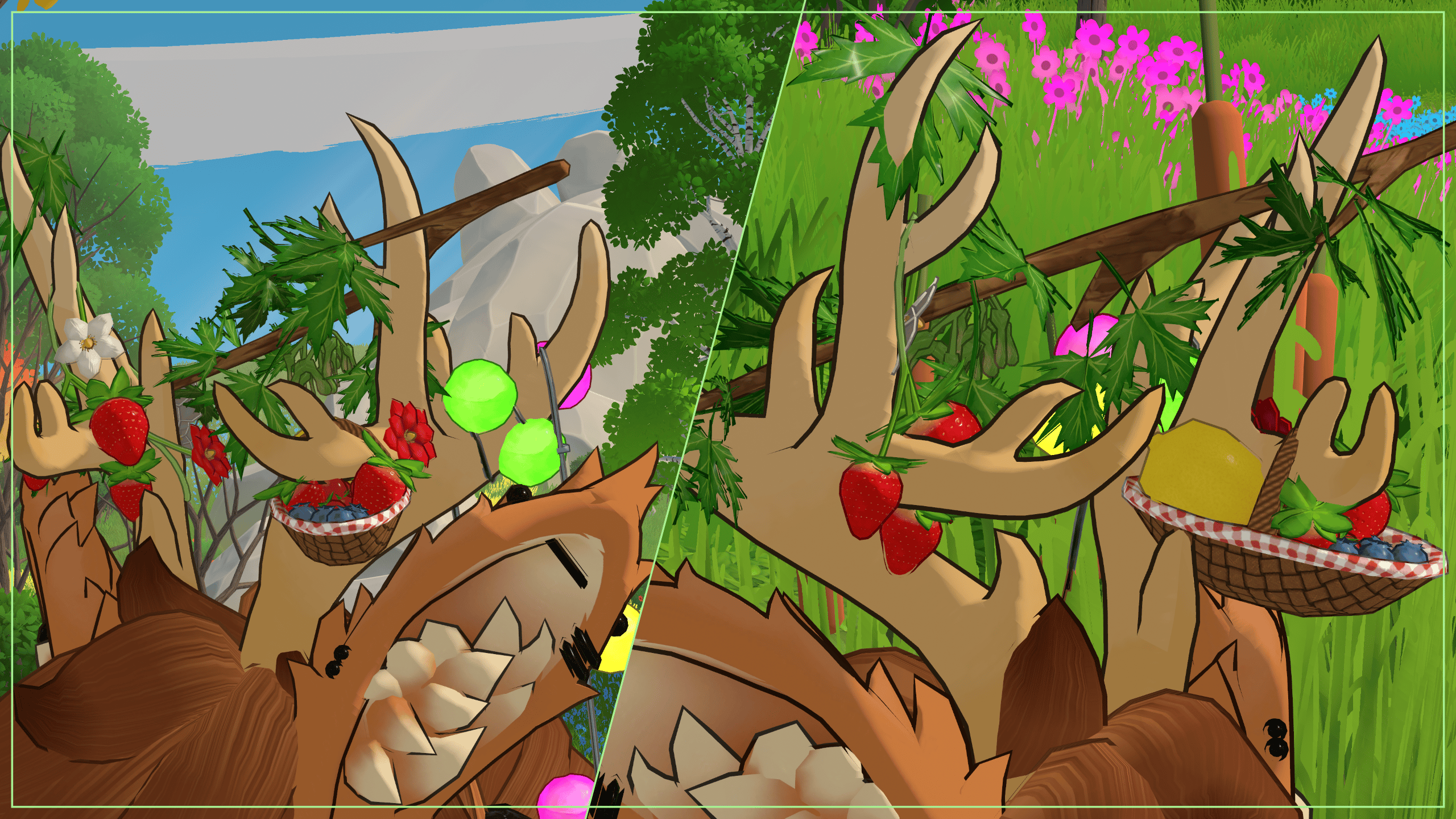 Spring Antler Decorations