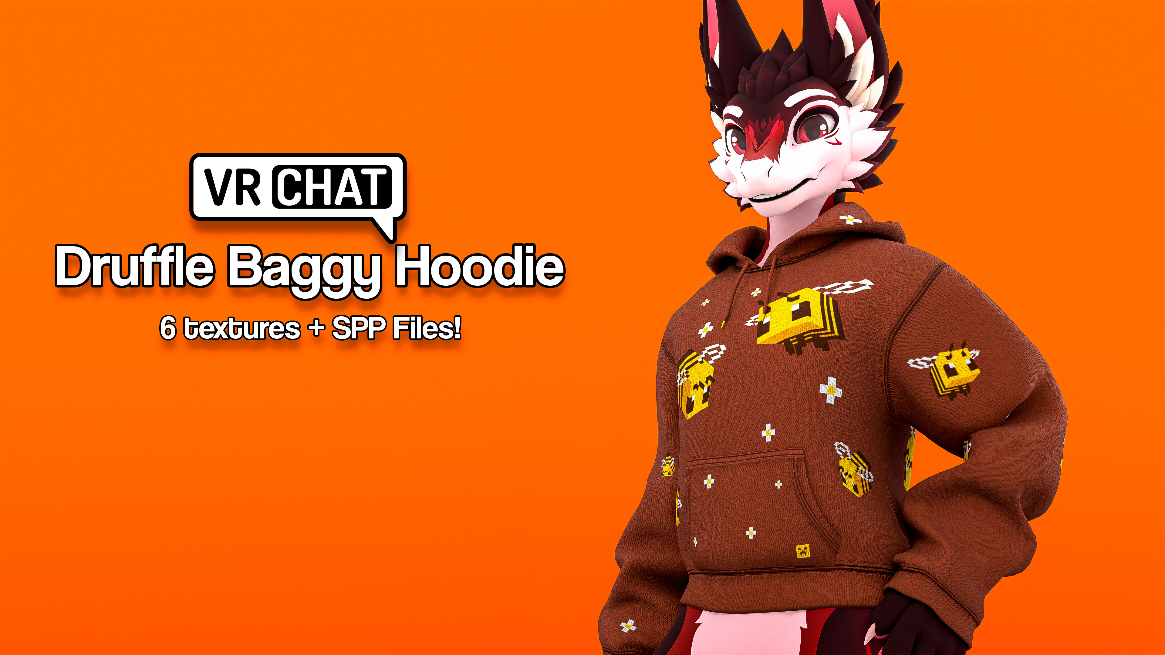 Druffle Baggy Hoodie for VRChat!