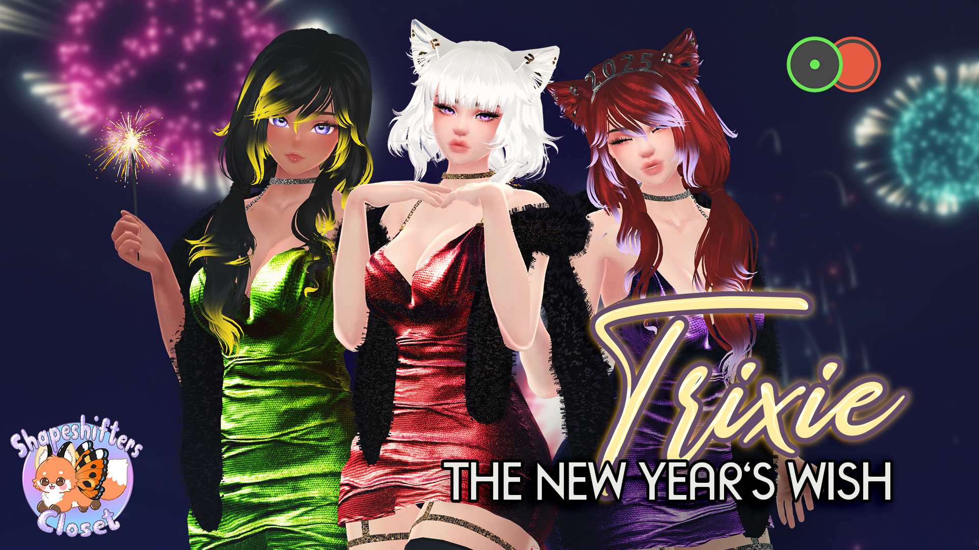 Trixie the New Year's Wish - Optimized Avatar - Gogo Loco (VRChat 3.0, PC)