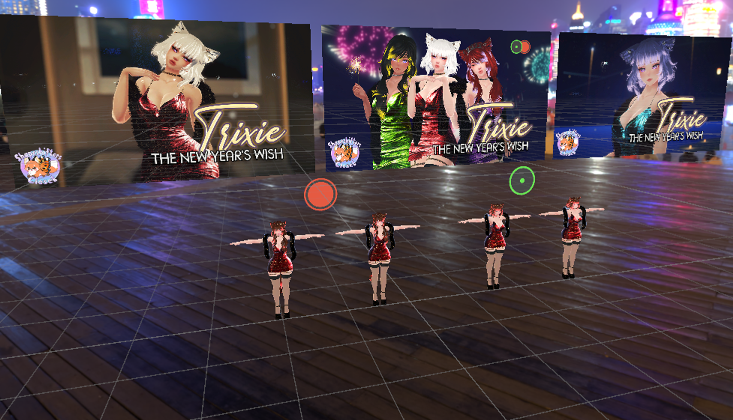 Trixie the New Year's Wish - Optimized Avatar - Gogo Loco (VRChat 3.0, PC)