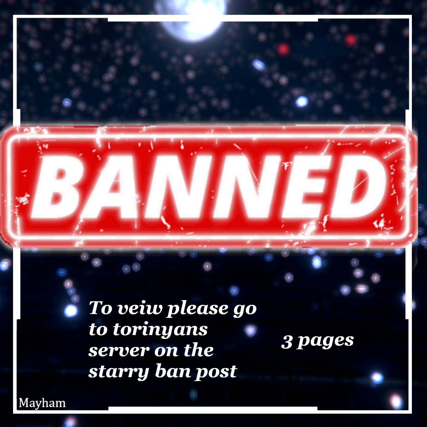 Starry Ban