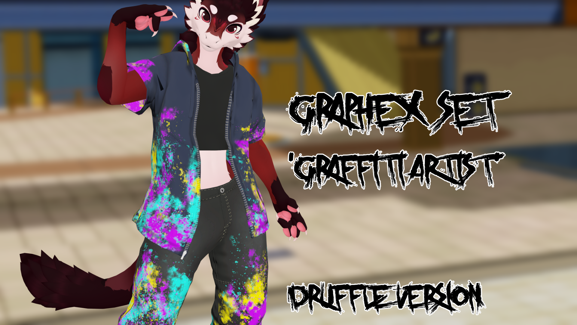 Graphex Set (Hoodie, Pants, T-shirt, Paint Can)