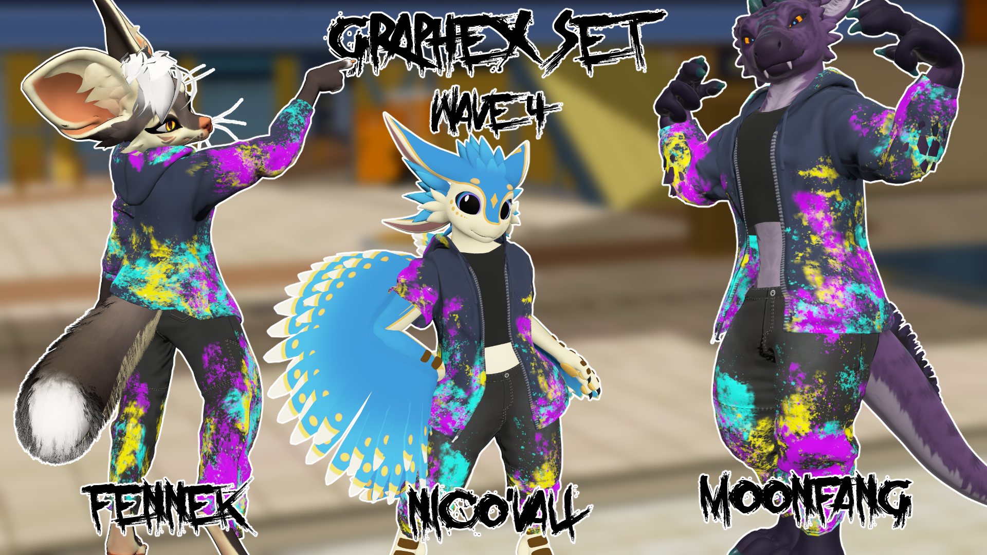 Graphex Set (Hoodie, Pants, T-shirt, Paint Can)