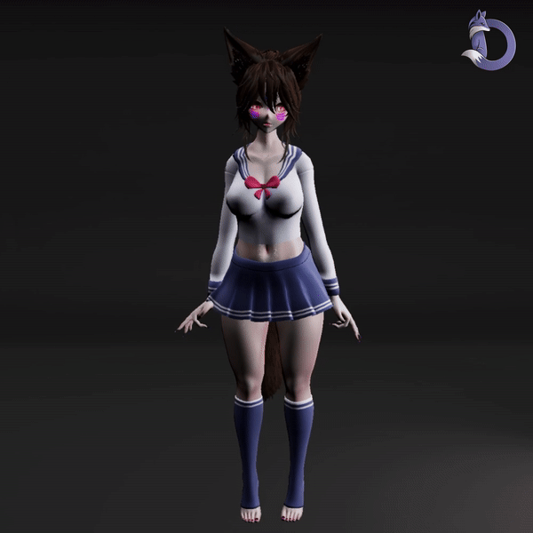 Dinzee's SchoolGirl Outfit