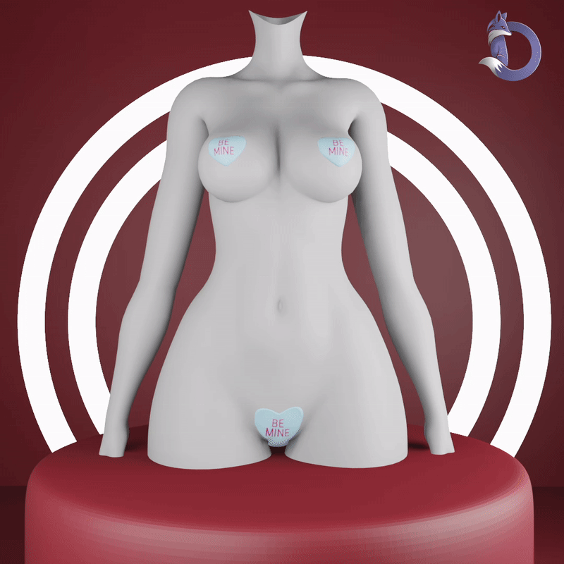 Dinzee's Convo Heart Pasties