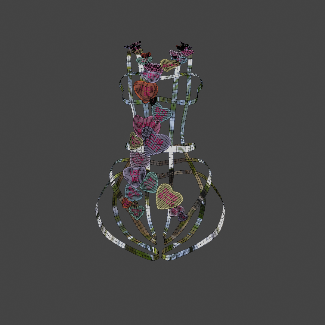 Dinzee's Convo Heart Body Harness