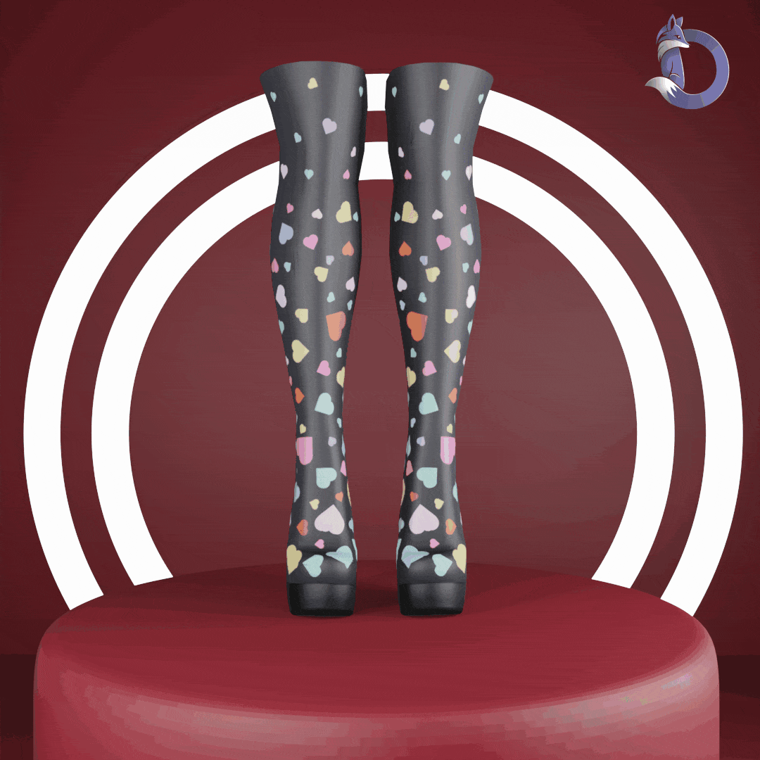 Dinzee's Thigh High Boots- Valentines Day Texture DLC