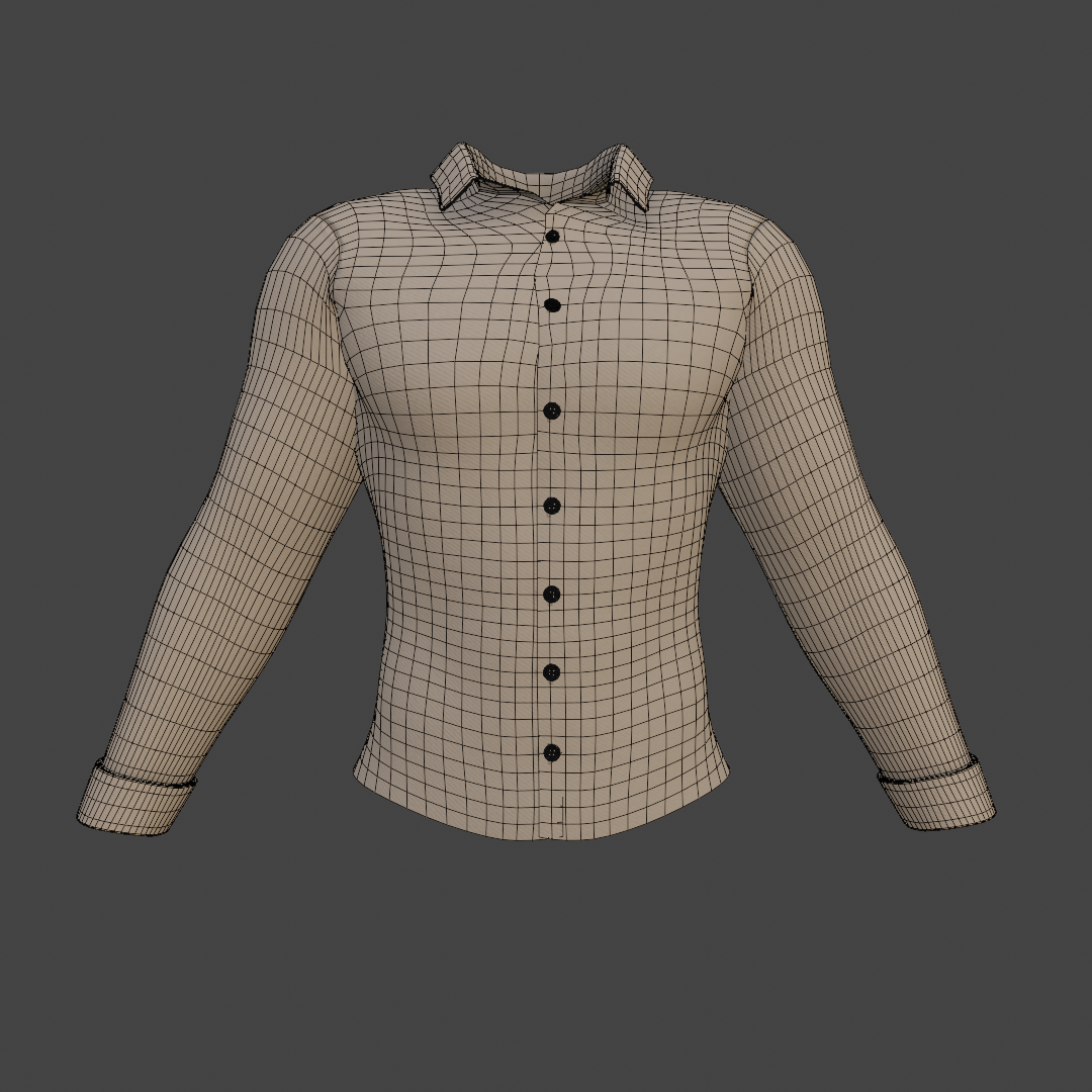 Dinzee's Male Dress Shirt