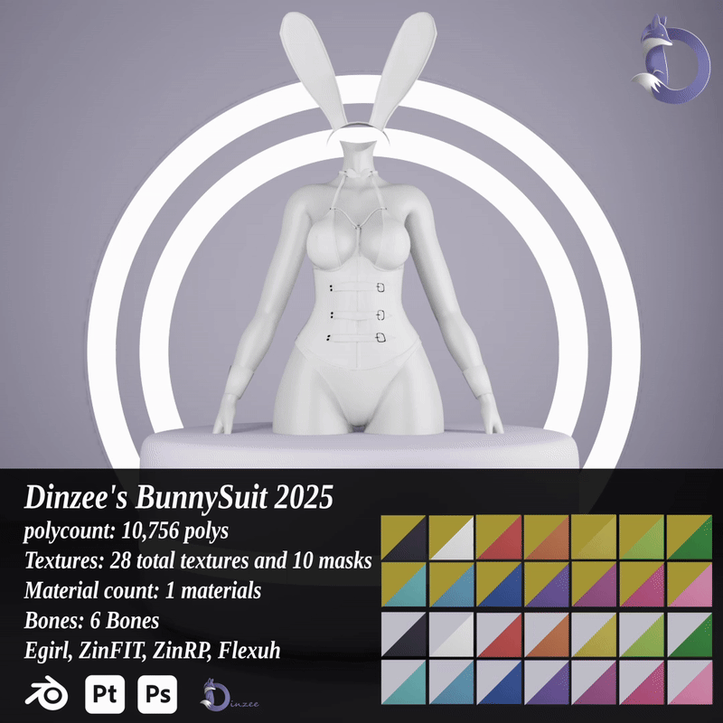 Dinzee's BunnySuit 2025