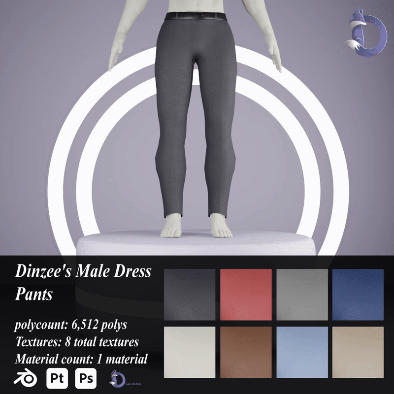 Dinzee's Male Dress Pants