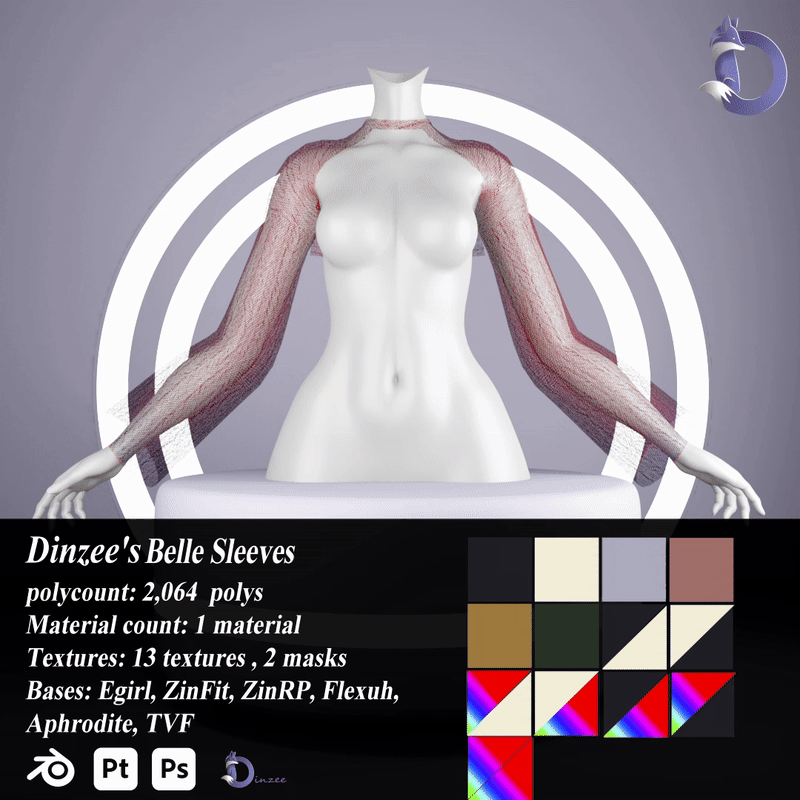 Dinzee's Belle Sleeves
